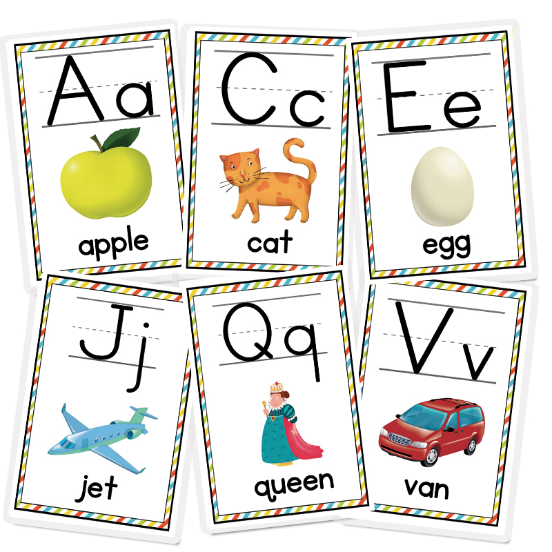 Phonics Card Game - 26pcs Alphabet Phonics Cards For Children