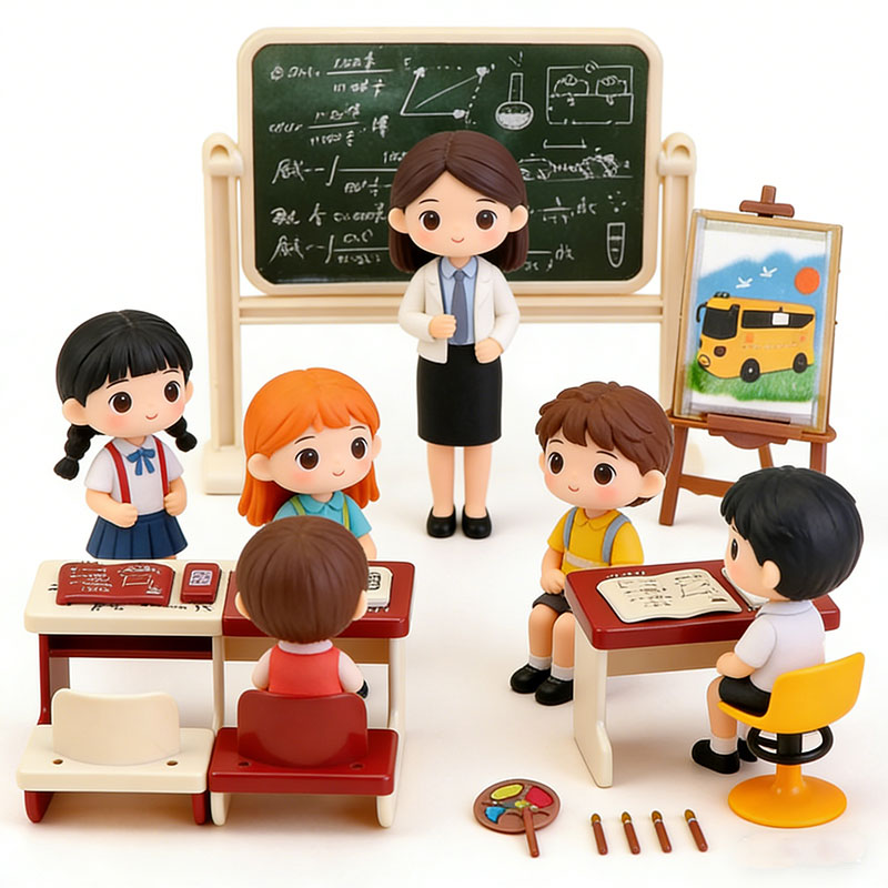 Miniature Class Furniture Set  - đánh giá và giá Kids Education Classes