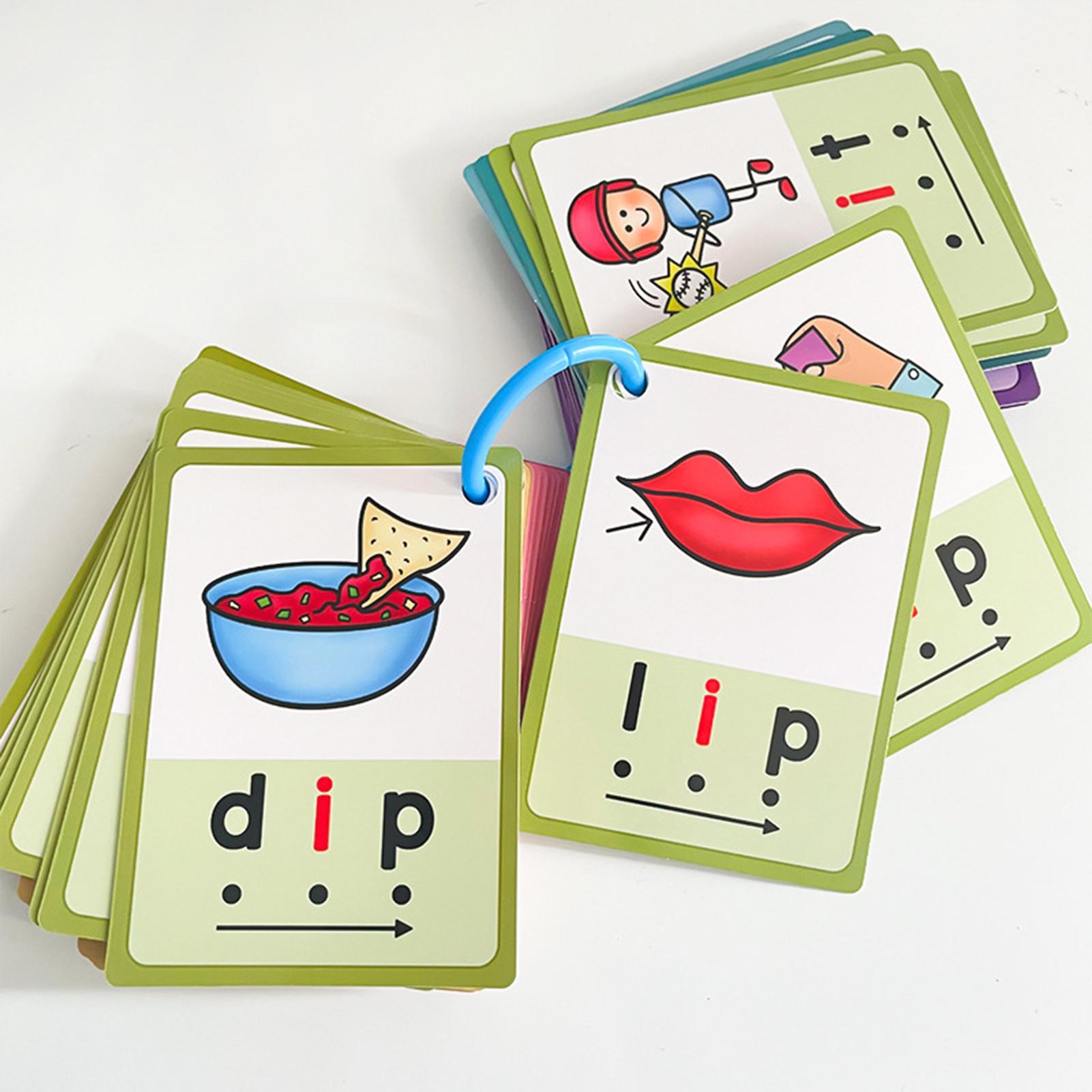 Kindergarten Flash Cards 70 Pi - đánh giá và giá Phonics Card Game