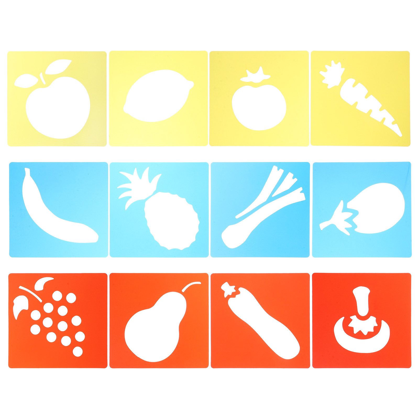 12Pcs Toddler Stencils Plastic - đánh giá và giá Kids Education Template