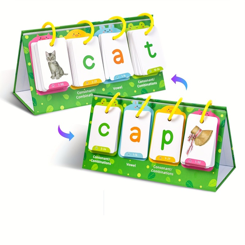 AotBlcer 129Pcs Word Builder G - đánh giá và giá Phonics Card Game
