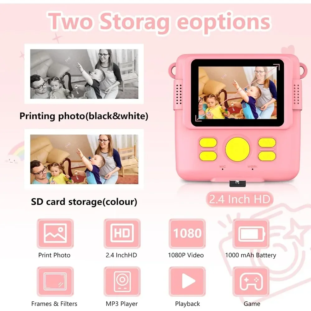 Instant Print Camera for Kids, - đánh giá và giá Kids Education App Free