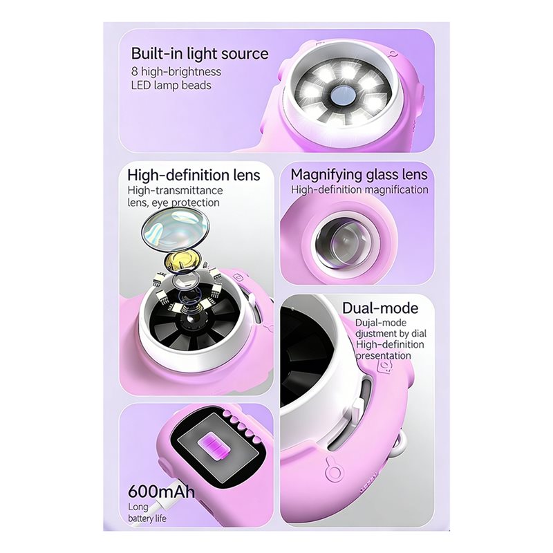 FBIL-2 In 1 Microscope For Kid - đánh giá và giá Kids Education Video