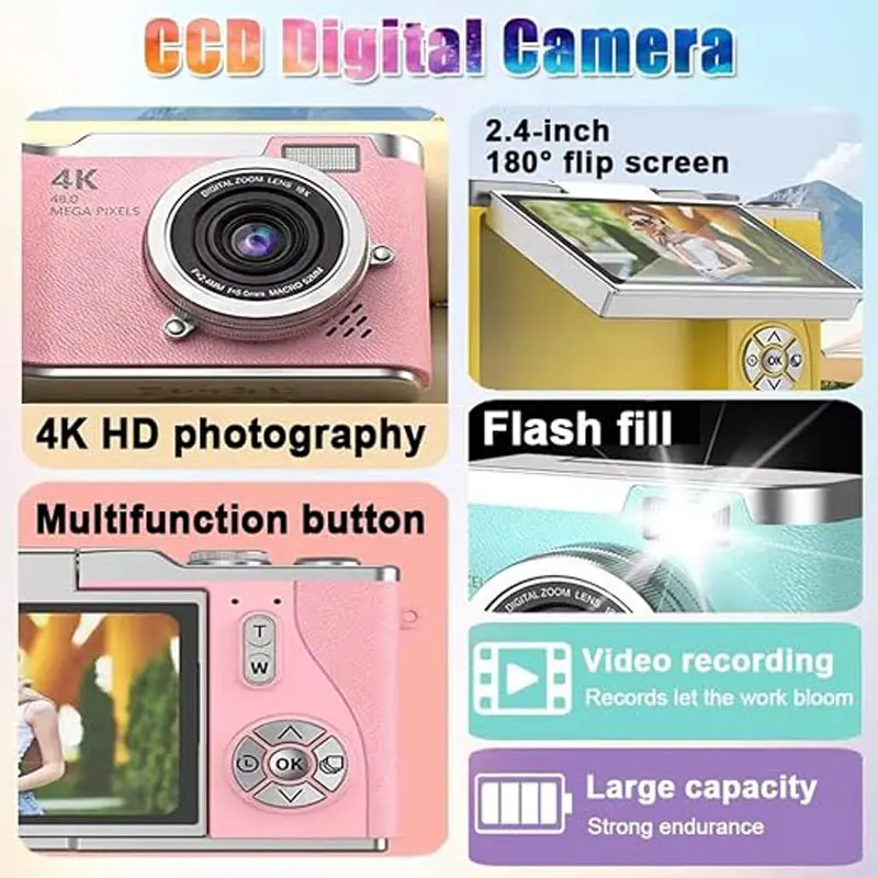 Digital Camera 8X Digital Zoom - đánh giá và giá Kids Education Video