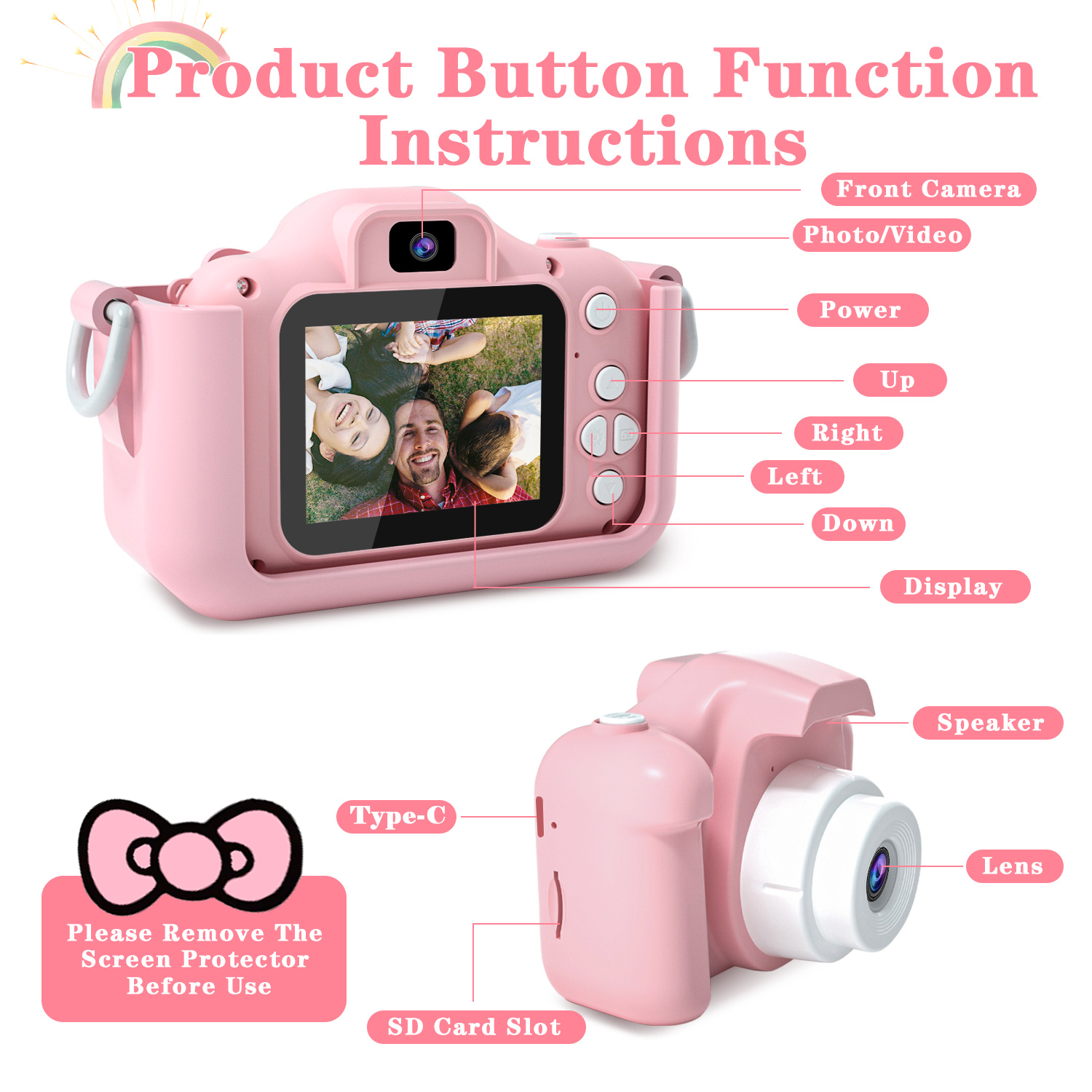 Kids Camera for Girls 1080P HD - đánh giá và giá Kids Education Video