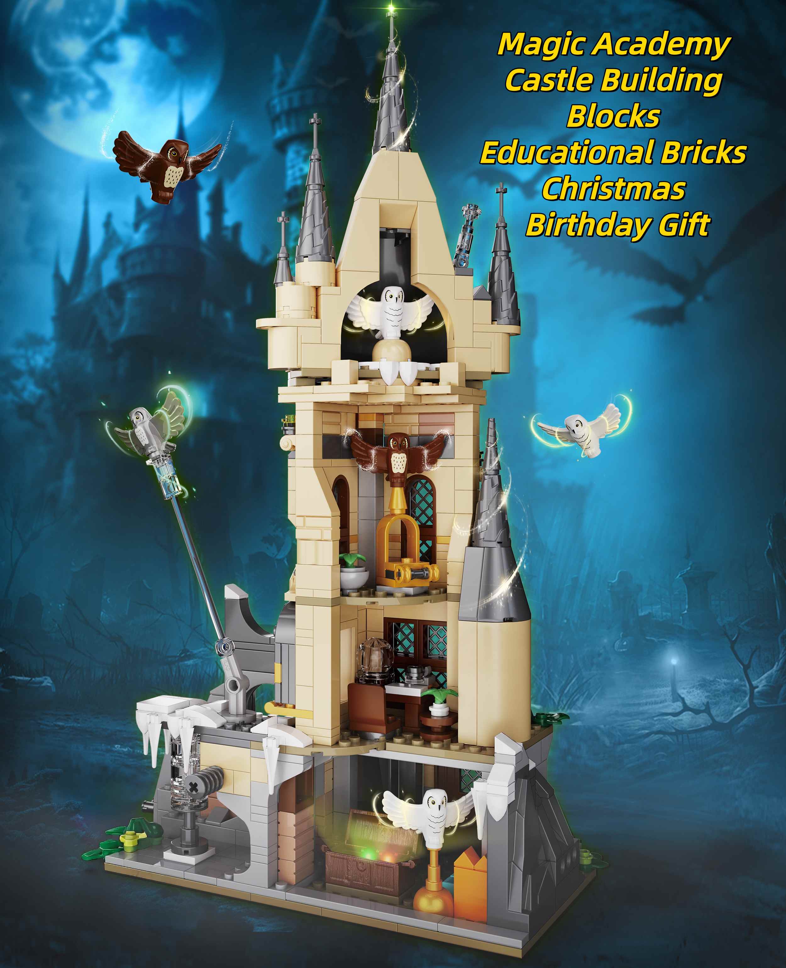 Magic Academy Castle Building  - đánh giá và giá Kids Education Academy